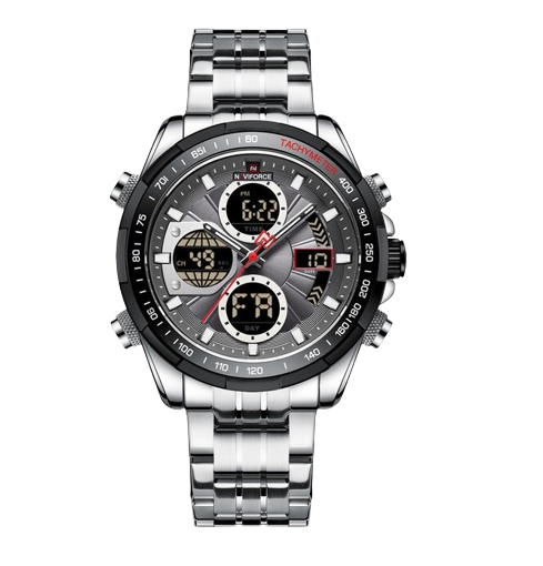  ساعت مچی نیوی فورس مدل NF9206 || naviforce watch model NF9206(s-B-GY)